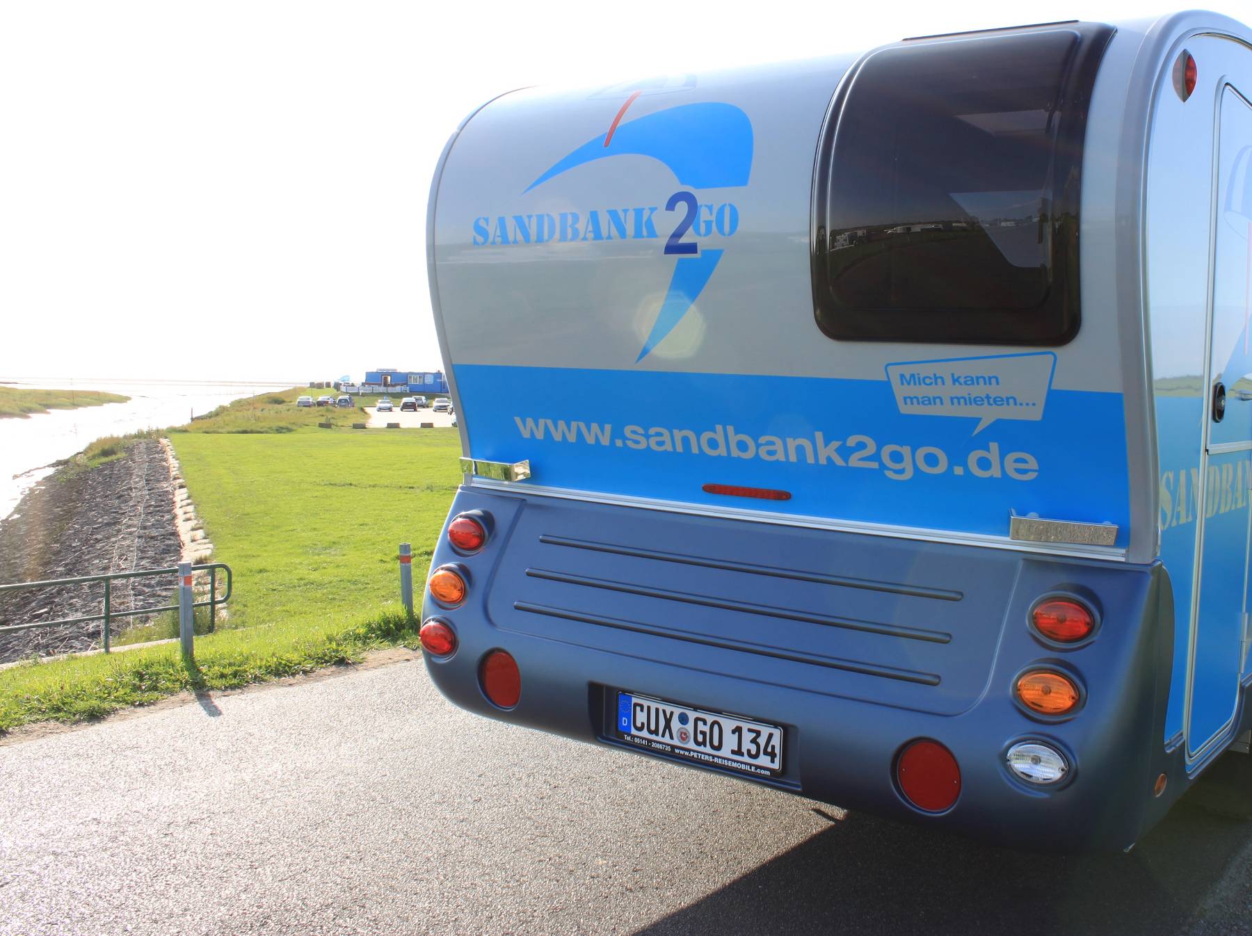 Wohnwagen Rückseite