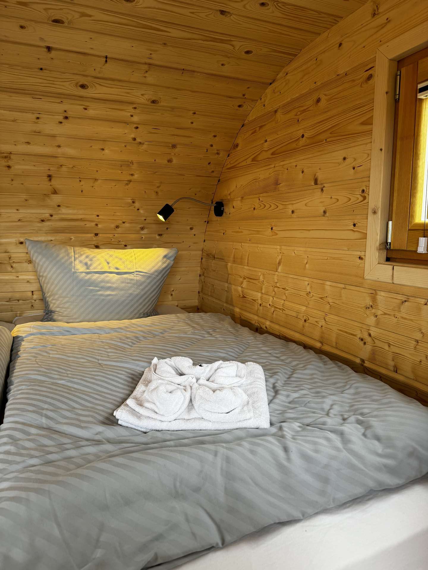 Bett in Kajüte